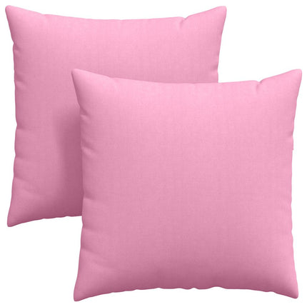 Sofakuddar 2 pcs Rosa 80 x 80 cm tyg