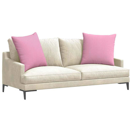 Sofakuddar 2 pcs Rosa 80 x 80 cm tyg