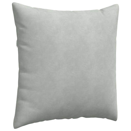 Sofakuddar 2 pcs Ljusgrå 80 x 80 cm Kordread tyg