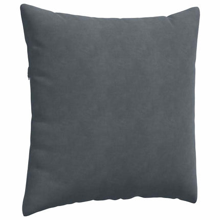 Sofakuddar 2 pcs Mörkgrå 80 x 80 cm Kordread tyg