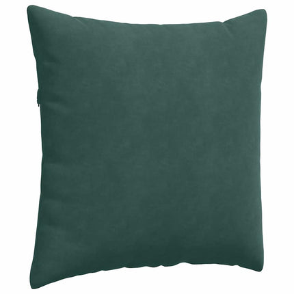 Sofakuddar 2 pcs Mörkgrön 80 x 80 cm Kordread tyg