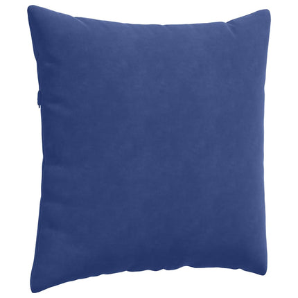 Sofakuddar 2 pcs Polisblå 80 x 80 cm Kordread tyg