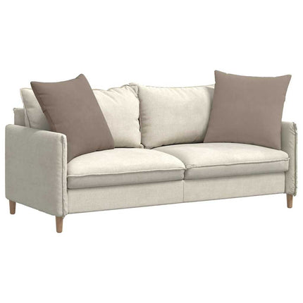 Sofakuddar 2 pcs Taupe 80 x 80 cm tyg