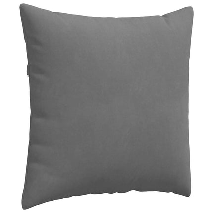 Sofakuddar 2 pcs Mörkgrå 80 x 80 cm tyg