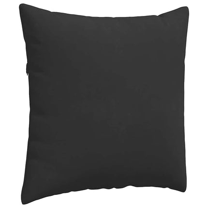 Sofakuddar 2 pcs Svart 80 x 80 cm tyg