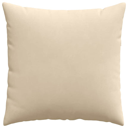 Sofakuddar 2 pcs Kräm 80 x 80 cm tyg
