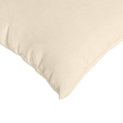 Sofakuddar 2 pcs Beige 80 x 80 cm tyg