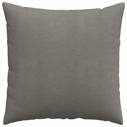 Sofakuddar 2 pcs Ljusgrå 80 x 80 cm Kordread tyg