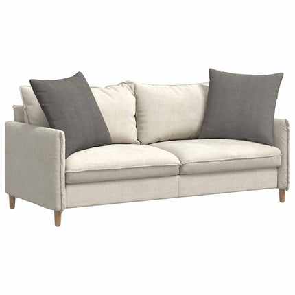 Sofakuddar 2 pcs Ljusgrå 80 x 80 cm Kordread tyg