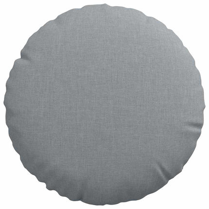 Sittkuddar 2 pcs Ljusgrå Ø30 x 13 cm tyg