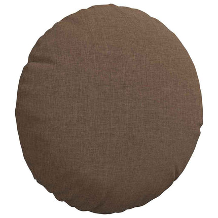 Sittkuddar 2 st tyg Brun Ø30 x 13 cm