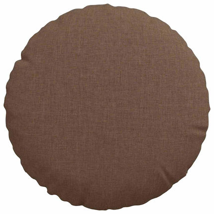 Sittkuddar 2 st tyg Brun Ø30 x 13 cm