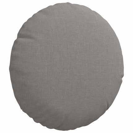 Sittkuddar 2 st tyg Taupe Ø30 x 13 cm