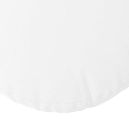 Sittkuddar 2 pcs Vit Ø30 x 13 cm tyg