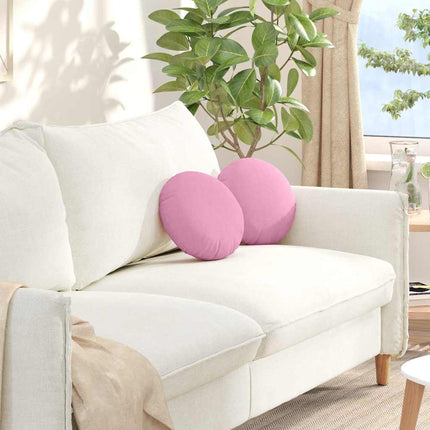Sittkuddar 2 pcs Rosa Ø30 x 13 cm tyg