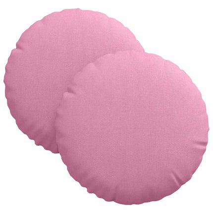 Sittkuddar 2 pcs Rosa Ø30 x 13 cm tyg