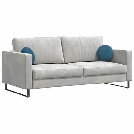 Sittkuddar 2 pcs Blå Ø30 x 13 cm Sammet