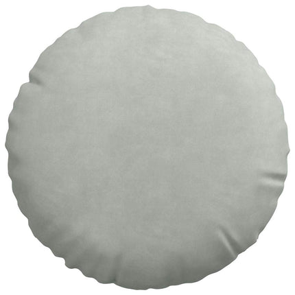 Sittkuddar 2 pcs Ljusgrå Ø30 x 13 cm Sammet