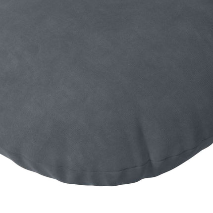 Sittkuddar 2 pcs Mörkgrå Ø30 x 13 cm Sammet