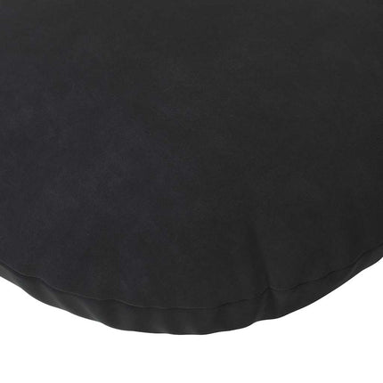 Sittkuddar 2 pcs Svart Ø30 x 13 cm Sammet