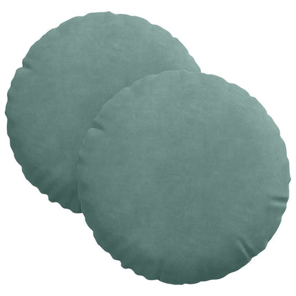Sittkuddar 2 pcs Havgrön Ø30 x 13 cm Sammet