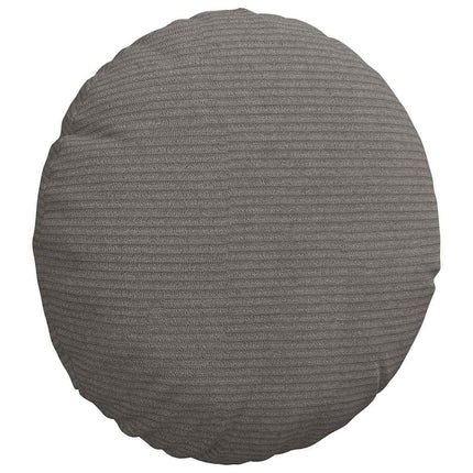 Sittkuddar 2 pcs Ljusgrå Ø30 x 13 cm Kordread tyg