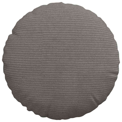 Sittkuddar 2 pcs Ljusgrå Ø30 x 13 cm Kordread tyg