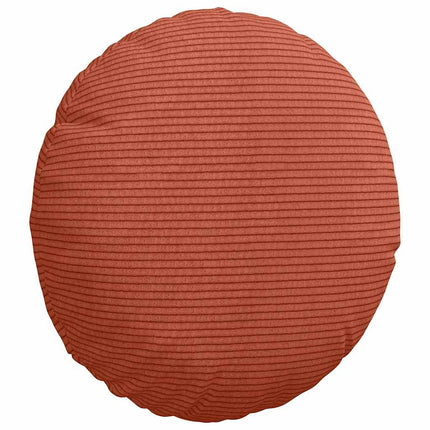 Sittkuddar 2 pcs Röd orange Ø30 x 13 cm Kordread tyg