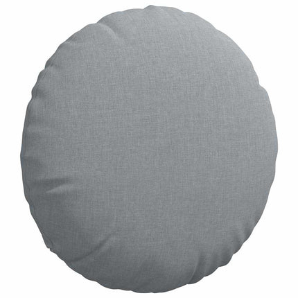 Sittkuddar 2 pcs Ljusgrå Ø40 x 13 cm tyg