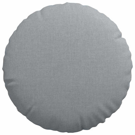 Sittkuddar 2 st tyg Ljusgrå Ø40 x 13 cm