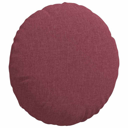 Sittkuddar 2 pcs Vinröd Ø40 x 13 cm tyg