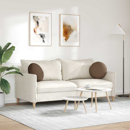 Sittkuddar 2 pcs Brun Ø40 x 13 cm tyg