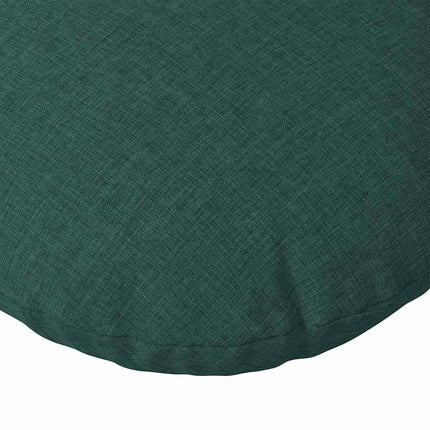 Sittkuddar 2 pcs Mörkgrön Ø40 x 13 cm tyg