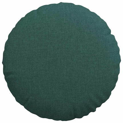 Sittkuddar 2 pcs Mörkgrön Ø40 x 13 cm tyg