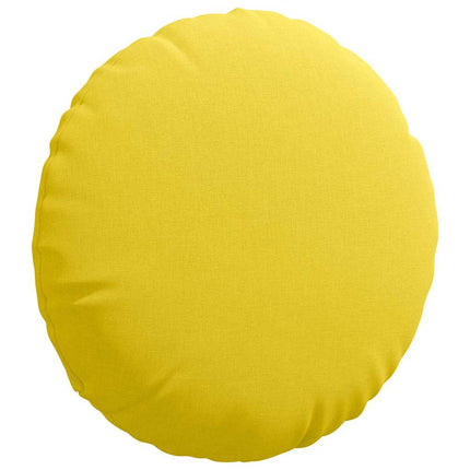 Sittkuddar 2 pcs Ljusgul Ø40 x 13 cm tyg
