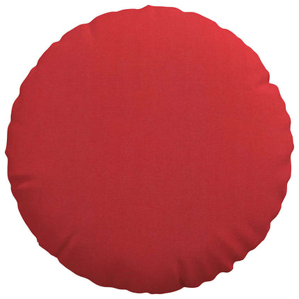 Sittkuddar 2 pcs Röd Ø40 x 13 cm tyg