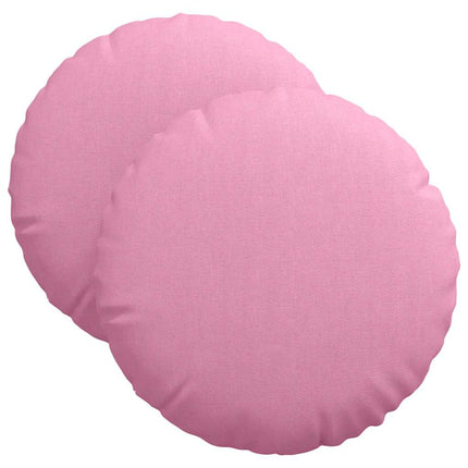 Sittkuddar 2 pcs Rosa Ø40 x 13 cm tyg