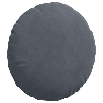 Sittkuddar 2 pcs Mörkgrå Ø 40 x 13 cm Sammet