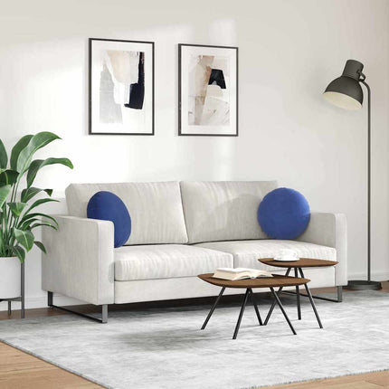 Sittkuddar 2 pcs Polisblå Ø 40 x 13 cm Sammet