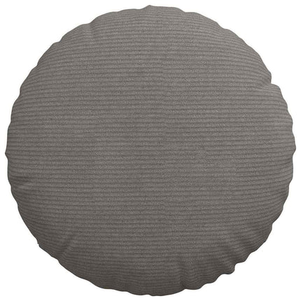 Sittkuddar 2 pcs Ljusgrå Ø 40 cm Kordread tyg