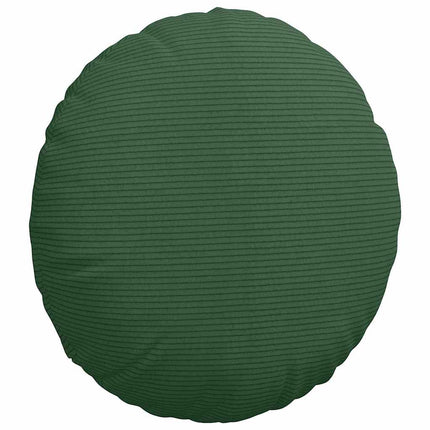 Sittkuddar 2 pcs Mörkgrön Ø 40 cm Kordread tyg