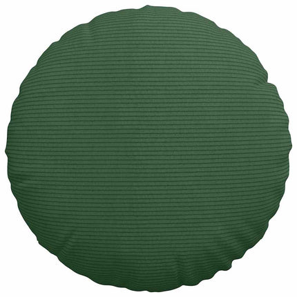 Sittkuddar 2 pcs Mörkgrön Ø 40 cm Kordread tyg