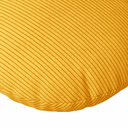 Sittkuddar 2 pcs Ljusgul Ø 40 cm Kordread tyg