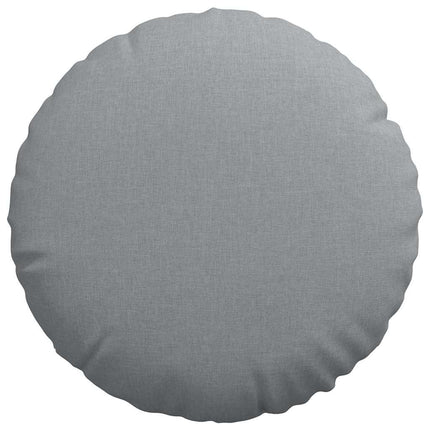 Sittkuddar 2 pcs Ljusgrå Ø50 x 19 cm tyg