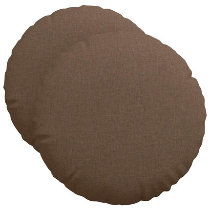 Sittkuddar 2 pcs Brun Ø50 x 19 cm tyg