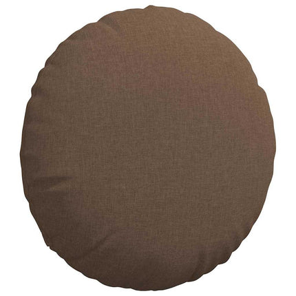 Sittkuddar 2 st tyg Brun Ø50 x 19 cm