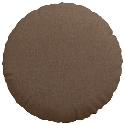 Sittkuddar 2 pcs Brun Ø50 x 19 cm tyg