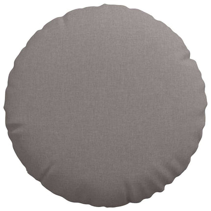 Sittkuddar 2 pcs Taupe Ø50 x 19 cm tyg