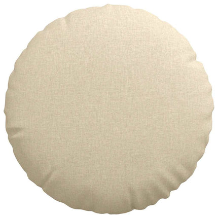 Sittkuddar 2 pcs Kräm Ø50 x 19 cm tyg