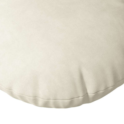 Sittkuddar 2 pcs Kräm Ø50 x 19 cm Sammet